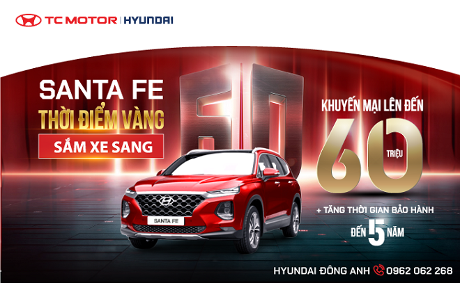 Thời điểm vàng mua Hyundai Santafe